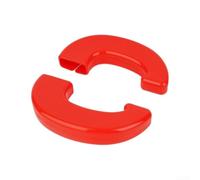Lot de 2 couvercles d'attelage de remorque compatibles avec Ram 1500 2009-2018 et Classic 2019-2026, coque de protection en plastique ABS pour crochet de remorquage, pièce de rechange 55398285AA