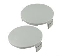 Lot de 2 couvercles de bobine de rechange compatibles avec les coupe-bordures Ry-obi RAC122 RLT4027 RLT4125 RLT5027 RLT6030 RLT5127 RLT6130 - Lot de 2 capuchons de fil et ressort