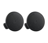 Lot de 2 couvercles de bobine de rechange pour débroussailleuse Bosch ART 23 26 SL - En plastique robuste et durable - Convient pour les modèles ART 2300 23-28 - Montage facile - Idéal pour les outils