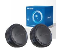 Lot de 2 couvercles de boîtier FX compatibles avec les appareils photo Fujifilm X-Mount X-PRO1/X-PRO3/X-S10/X-T3/X-T4/X-T10/X-E1/X-M1/X-A1/X-A2, XF 14 mm f/2.8 R, XF 56 mm f/1.2 R WR Objectifs (FX