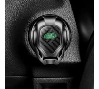 Lot de 2 couvercles de bouton de démarrage du moteur de voiture, autocollants de clé vitesse pour dispositif d'allumage pour Land Rover Discovery 3 4 Freelander 2 L2 LF L319 L462 Gamme Evoque Sport