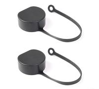 Lot de 2 couvercles de connecteur de chargeur de véhicule électrique de type 2 - Capuchon de protection pour port de charge - Anti-poussière - En PVC robuste - Facile à installer - Compatible avec les