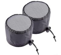 Lot de 2 couvercles de filtre d'aération imperméables et faciles à entretenir pour tentes de culture (10,2 cm)