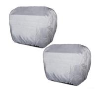 Lot de 2 couvercles de générateur pour Honda EU3000is Predator 3500 en polyester imperméable, ajustement personnalisé, résistant aux intempéries, gris
