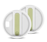 Lot de 2 couvercles de gobelet de 1200 ml pour tasse Stanley, couvercle de rechange anti-déversement pour gobelet Stanley (jaune vert)