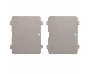 Lot de 2 couvercles de guide d'ondes pour micro-ondes compatibles avec four à micro-ondes LG | Plaque d'isolation de rechange pour MCK69074904 et MCK69074903