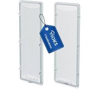 Lot de 2 couvercles de lampe pour hotte aspirante 175 x 60 mm Remplacement pour Bosch Siemens 264984 00264984 Cache lumière cache