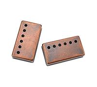 Lot de 2 couvercles de micro Humbucker pour guitare électrique 50 mm 52 mm Cadre en cuivre pour la plupart des couvertures de pickup électrique Humbucker Couvertures de guitare Cadre de micro