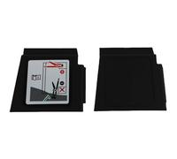 Lot de 2 couvercles de pôle de batterie, cache pôle positif, numéro OE 5Q0971813A, capuchon de protection pour pôle de batterie, compatible avec VW, compatible avec Audi