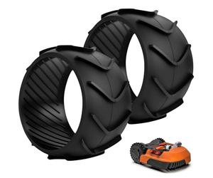 Lot de 2 couvercles de protection pour robot tondeuse Worx Landroid - Augmente l'adhérence des roues et améliore la friction, améliore la traction (A)