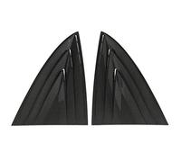 Lot de 2 couvercles de Protection pour vitres latérales arrière de Voiture, Style Fibre de Carbone ABS, Garniture de Protection de Remplacement pour Volets de fenêtre, becquet