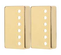 Lot de 2 couvercles de ramassage pour Guitare électrique Humbucker 50 mm et 52 mm Housse de ramassage pour Cadre de ramassage pour Guitare Compatible avec la Guitare électrique Les Paul(Or)