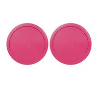Lot de 2 couvercles de rechange en plastique Pyrex 10,2 cm pour bol 1 tasse 7202-PC Fuchsia