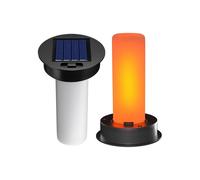 Lot de 2 Couvercles de Rechange pour Lampes Solaires, Lampe Solaire LED pour Lanternes de Montgolfières (Convient Aux Ouvertures de 7,3 à 8,5 cm)