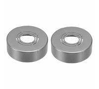 Lot De 2 Couvercles Décoratifs for Douche, Ronds Et Découpables En ABS, Bride Murale for Tuyau De Douche Et Robinet, 10 mm, 20 mm, 25 mm, 30 mm(Gray,62x20mm)
