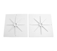 Lot de 2 couvercles d'écumoire de piscine robustes de 25,4 cm pour Hayward SPX1082E SP082 1083-1086, housse de rechange robuste bloque efficacement les débris tombés pour protéger l'équipement