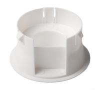 Lot de 2 couvercles en verre pour carafe à eau - Couvercle de rechange pour carafe en verre avec filtre intégré, couvercle en plastique ABS pour pichet à boissons froides, infuseur à thé glacé - Blanc