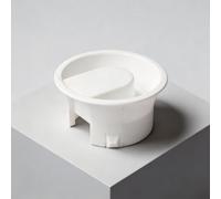 Lot de 2 couvercles en verre pour carafes à eau - Couvercle de rechange en ABS blanc avec poignée - Convient pour carafes et carafes en verre - Passe au lave-vaisselle et facile à nettoyer - Couvercle