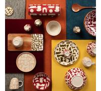 Lot de 2 couverts Ohana - Amadeus - Rouge - Bois