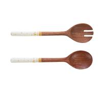 Lot de 2 couverts Romy - Amadeus - Marron - Bois Bois G