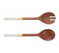 Lot de 2 couverts Romy - Amadeus - Marron - Bois Bois G