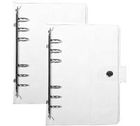 Lot De 2 Couvertures De Classeur A5/A6 À Changement De Couleur ¿ Transparentes, Design Dynamique, Finition Lisse, Parfaites Pour Les Agendas, Carnets De Croquis Et Plus Encore