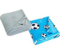 Lot de 2 couvertures en Polaire pour bébé - Extra Douces et Chaudes - Couverture Polyvalente