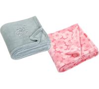Lot de 2 couvertures en Polaire pour bébé - Extra Douces et Chaudes - Couverture Polyvalente