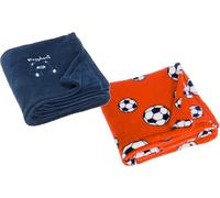 Lot de 2 couvertures en Polaire pour bébé - Extra Douces et Chaudes - Couverture Polyvalente