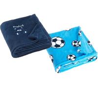 Lot de 2 couvertures en Polaire pour bébé - Extra Douces et Chaudes - Couverture Polyvalente