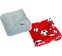 Lot de 2 couvertures en Polaire pour bébé - Extra Douces et Chaudes - Couverture Polyvalente