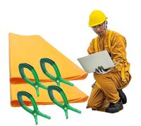 Lot de 2 couvertures isolantes for électricien - Tapis isolant haute tension ignifuge EVA for travaux sous tension - 0,4 kV/10 kV(100x100cm 2pc 10kv)