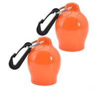 Lot de 2 couvre-becs de régulateur de plongée légers et pratiques pour une manipulation facile (orange)