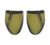 Lot de 2 couvre-chaussures de cyclisme pour homme, couvre-orteils coupe-vent et imperméables en néoprène pour chaussures de route et VTT (SPD/LOOK), 38-47, vert (taille M)