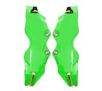Lot de 2 couvre-étriers de frein 3D robustes, cache-moyeux de roue portables, décoratifs, kit de recouvrement d'étrier de frein pour outil de modification