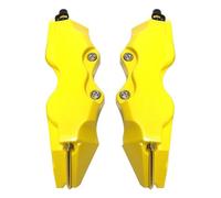 Lot de 2 couvre-étriers de frein de voiture - 3D - Couvercle de protection décoratif pour étrier de frein - Kit de recouvrement d'étrier de frein pour outils de modification