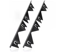 Lot de 2 couvre-joints de cuisinière en acier inoxydable 2025 de 35 à 69,8 cm de largeur rétractable, 2 cm, résistant à la chaleur, facile à nettoyer