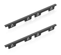Lot de 2 couvre-joints extensibles en acier inoxydable pour cuisinière et comptoir, joints latéraux amovibles, longueur réglable pour la maison, les cuisines