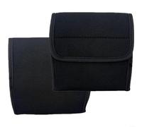 Lot de 2 couvre-pédales de vélo en néoprène de 3 mm pour protéger contre les rayures pour VTT, vélo pliant, vélo d'appartement, noir, robuste, imperméable, facile à nettoyer, idéal pour le transport