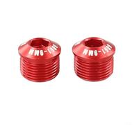 Lot de 2 couvre-pédales de vélo M14 x P1,0 en alliage d'aluminium pour bras de manivelle de 9/16", protecteurs de réparation antidérapants pour cyclisme, 9 mm