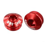Lot de 2 couvre-pédales de vélo M14xP1 0 en alliage d'aluminium anti-poussière pour pédales de vélo - Convient pour pédales de vélo standard de 14 mm de diamètre - Remplacement et entretien - 5 mm