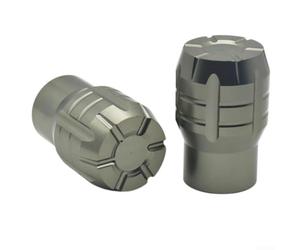 Lot de 2 couvre-repose-pieds en alliage d'aluminium pour moto CNC Rouge