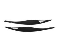 Lot de 2 couvre-sourcils pour phare avant, garniture pour série 3 E90 E91 2005-2012, finition noire brillante. PAUPIERE DE PHARE