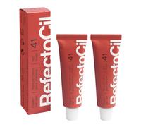 Lot de 2 cr mes colorantes pour cheveux RefectoCil - Teinture capillaire professionnelle pour une couleur longue dur e - Rouge (#4.1)