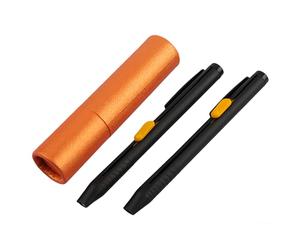 Lot de 2 craies de couture pour tissus - Marqueur invisible soluble avec recharges - Aide à la couture pour tissus d'ameublement, couturiers, textiles de maison, vêtements