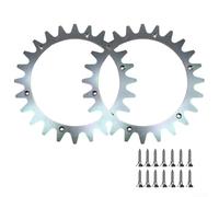 Lot de 2 crampons antidérapants avec vis pour tondeuse à gazon Yardforce SA500 SA600 SE500 X80i X60i LUV1000ri pour tondeuse robot LandXcape LX790 LX795