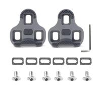 Lot de 2 crampons de vélo compatibles avec les pédales Look Keo Bike - 3 trous Grip Blade 2 Max Carbon Classic Cleats - Gris - Pour VTT - Accessoires de vélo