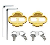 Lot de 2 crampons de vélo et 2 clés hexagonales pour pédales Eggbeater, Candy, Smarty, maillet
