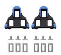 Lot de 2 crampons SPD SL de vélo compatibles avec Shimano - BH12 / SH12 Float 2° pour chaussures de vélo de route, plaques de verrouillage de rechange pour pédales SPD-SL, pour chaussures à 3 trous