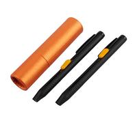 Lot de 2 crayons à craie pour - Stylos de marquage de tissu ciré, outil de rechargeable, marqueur de effaçable invisible, kit de recharges de craie de précision pour de